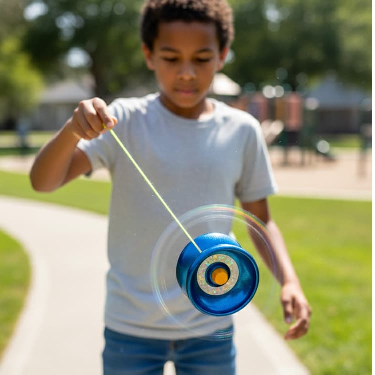 Ioiô Semi Profissional de metal e com Brilho Refletivo | Mais Controle, Estilo e Performance