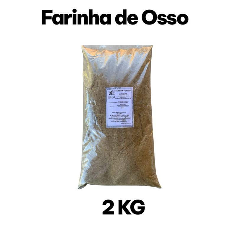 adubo para plantas Farinha de osso