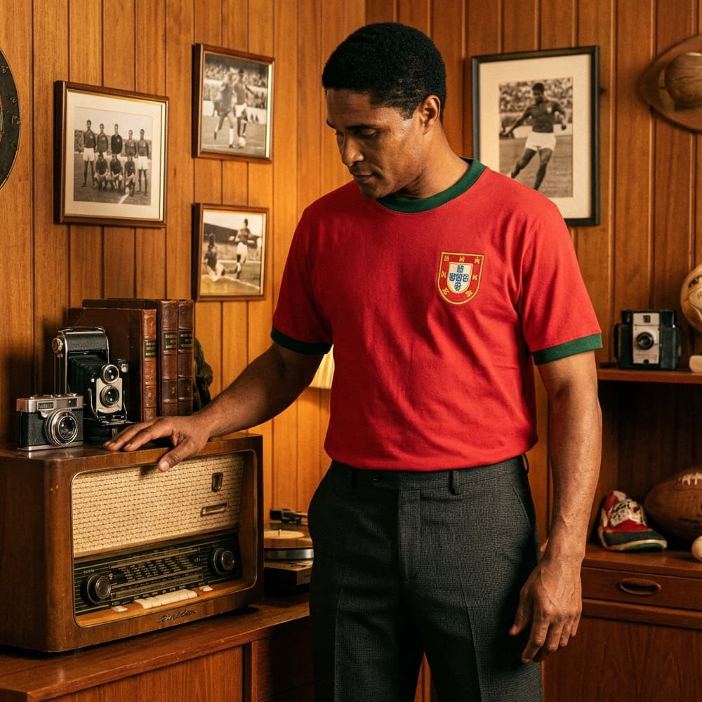 Camisa Retrô Gol Seleção Portugal Edição Limitada Oficial