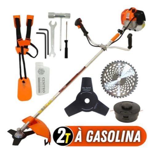 ROÇADEIRA  APARADOR DE GRAMA A GASOLINA VULCAN VR620H COM ACESSORIOS