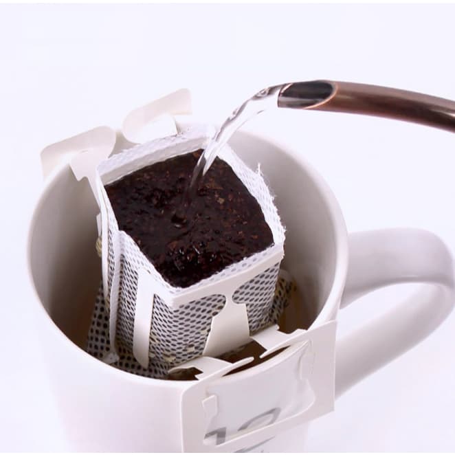 ☕️50/100 Unidades Filtro de Café Portátil Saco Filtrante Coador Pequeno Mini Coador Envelope