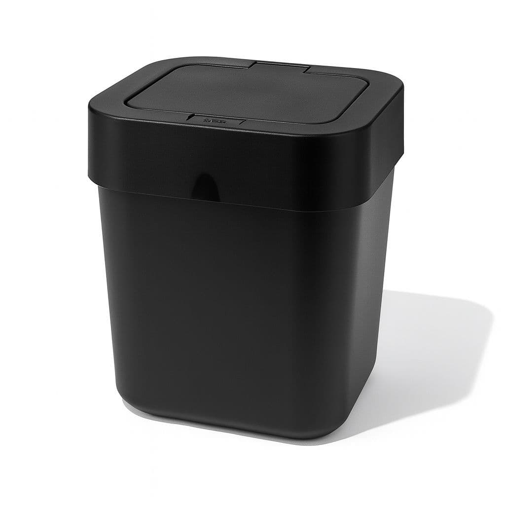 Lixeira Pia Cozinha 4 Litros Tampa Click Prática - Cores