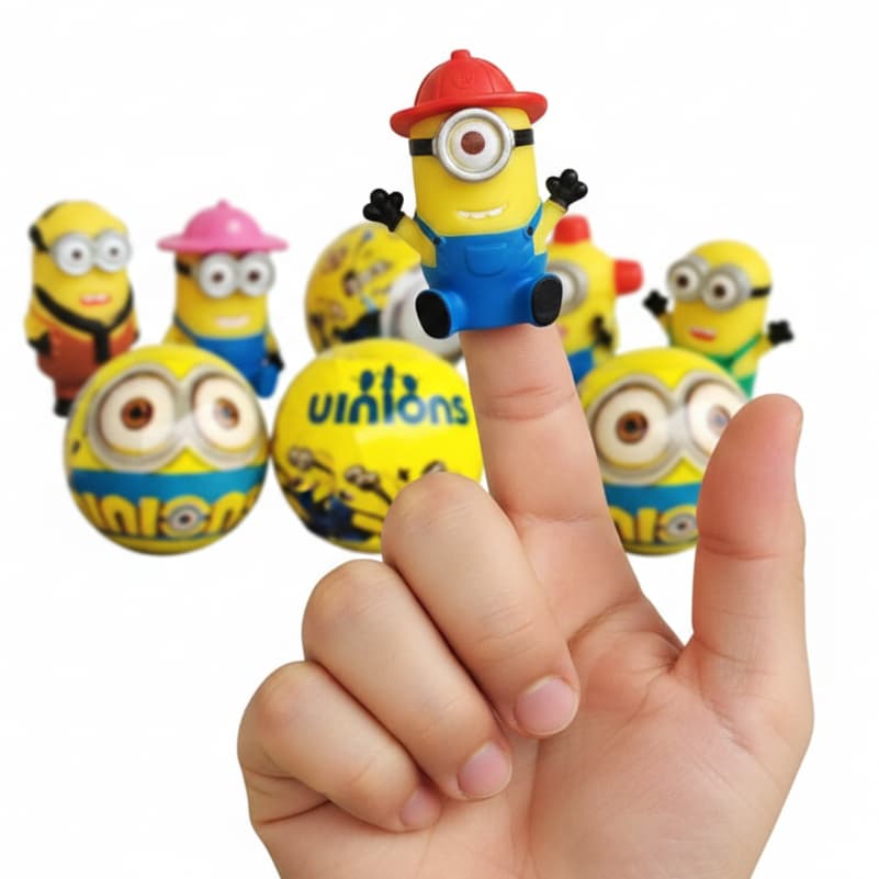 Kit MINIONS Dedoche Encapsulado 5,5 cm 2,5 polegadas(kit 10,kit 15,kit 30) Cápsulas Lembrancinha Prenda