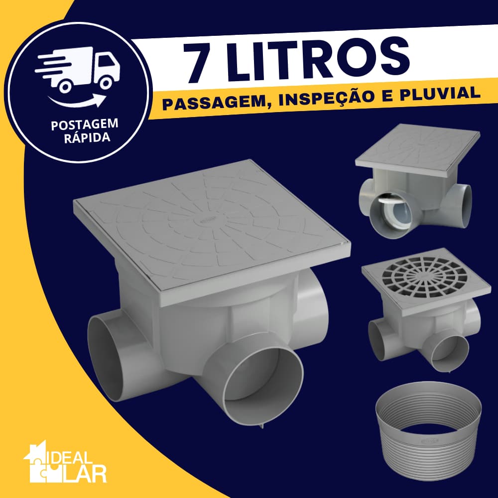 Caixa De Passagem / Inspeção De Esgoto / Pluvial / Prolongador Durín