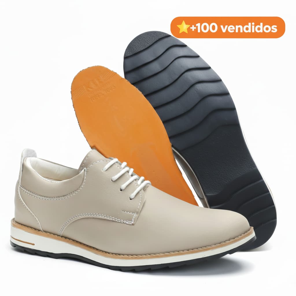 Sapato Masculino Oxford Social Confortável Couro Ecológico Esporte Fino