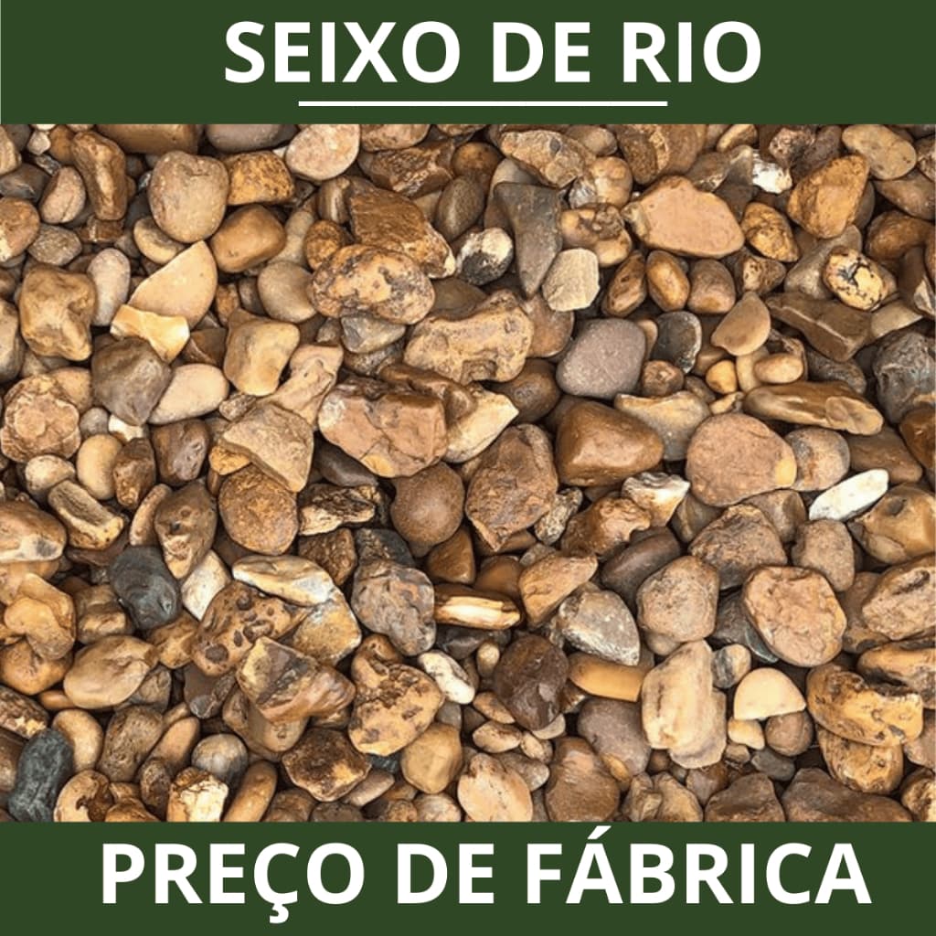 Pedra de Rio Natural para Aquário - Seixo Decorativo com Tamanhos Variados e PH Neutro