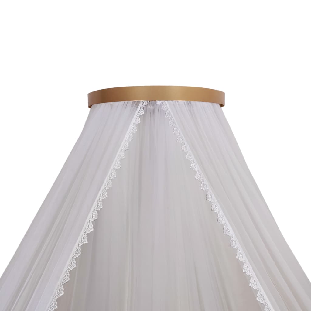 Dossel liso com mosquiteiro microtule para berço