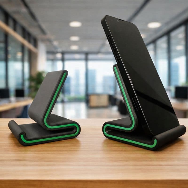 Suporte para Celular/Tablet em Impressão 3D – Design Moderno Bicolor