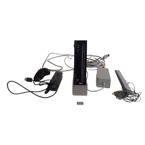 Nintendo Wii Black Edition Detalhe no leitor