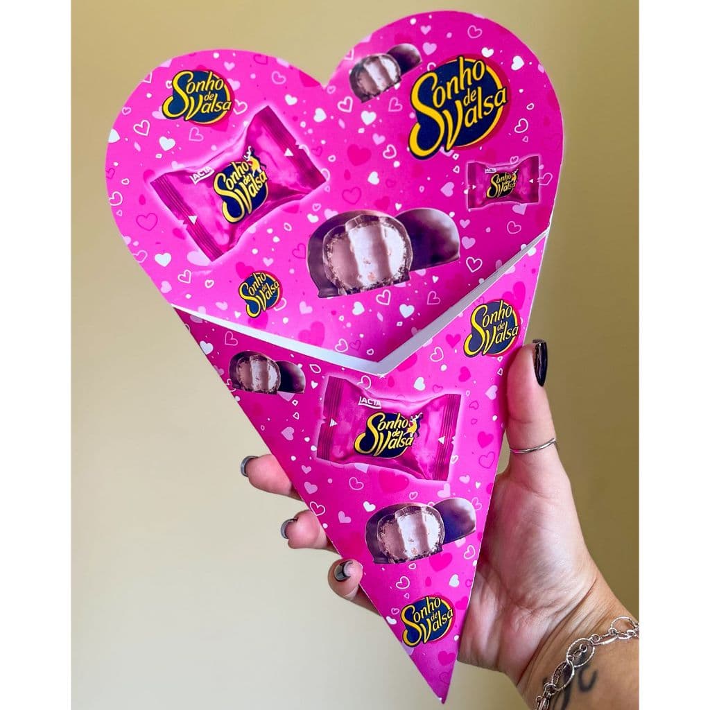 Caixa Buquê Personalizada - P/ 5 Bombons Especialidades - 03/05/10 Unidades