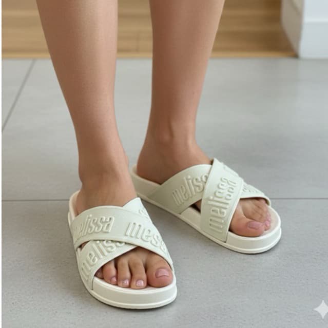 Novo Lançamento Papete Melissa Super Leve Confortável Estilo Casual