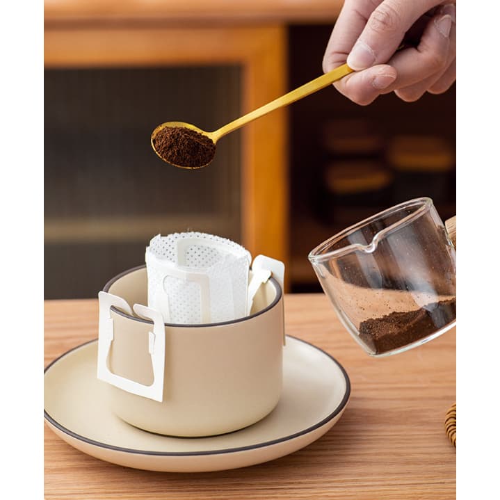 ☕️50/100 Unidades Filtro de Café Portátil Saco Filtrante Coador Pequeno Mini Coador Envelope