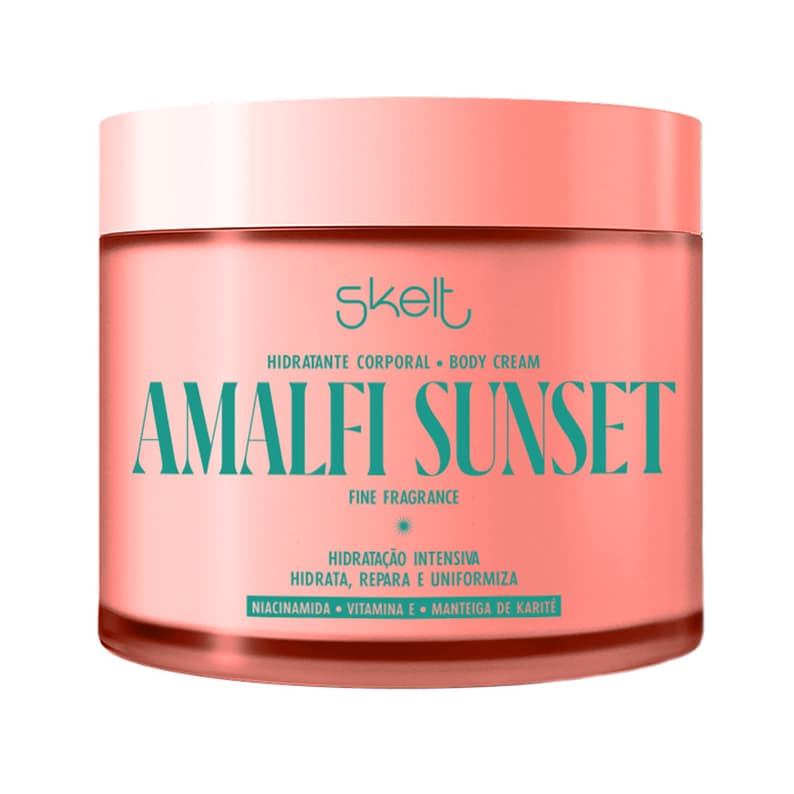 Hidratante Desodorante Corporal Skelt Amalfi Sunset 200g - Bergamota e Jasmim