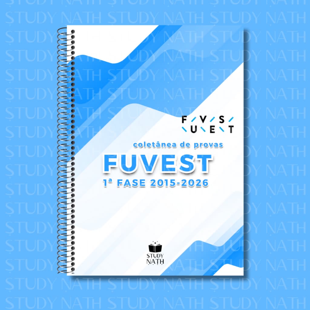 Apostila Fuvest 1ª fase (2015-2026) Provas anteriores + gabarito oficial