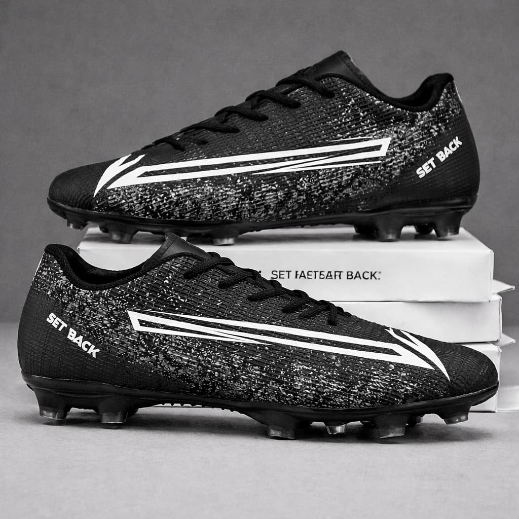 Chuteira Profissional de Campo Com Travas Original Futebol de Qualidade Leve Confortável Promocao