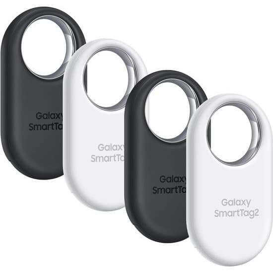 Localizador Bluetooth Samsung Smart Tag 2 Pacote Com 4 Unid Cor Preto/Branco