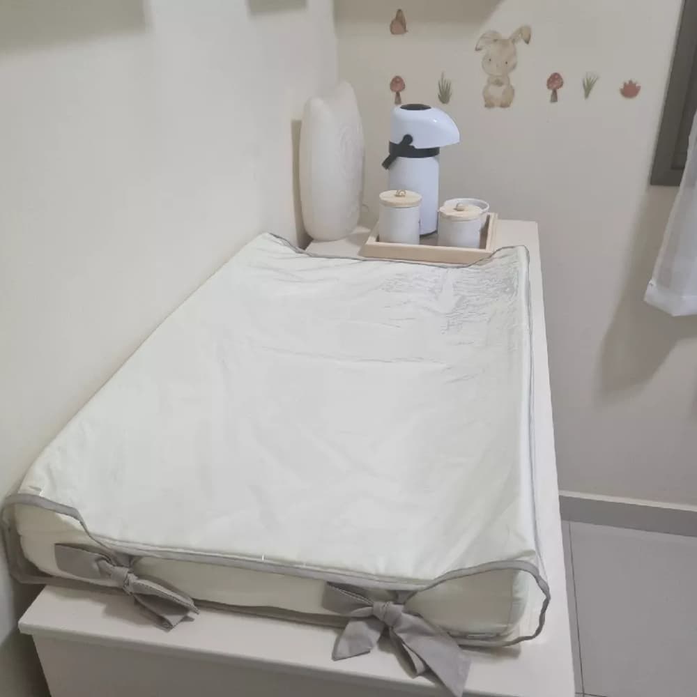 Trocador Americano De Comoda Capa Plastica Impermeável Limpa Fácil