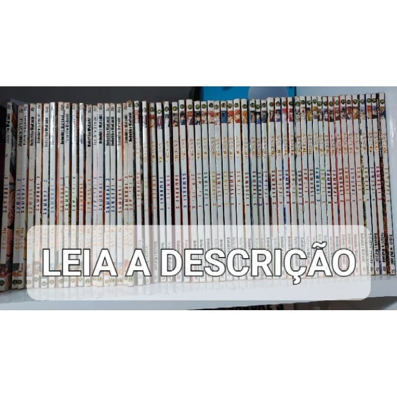 Mangá ANTIGO Rurouni Kenshin (Samurai X) Coleção - Leia a descrição