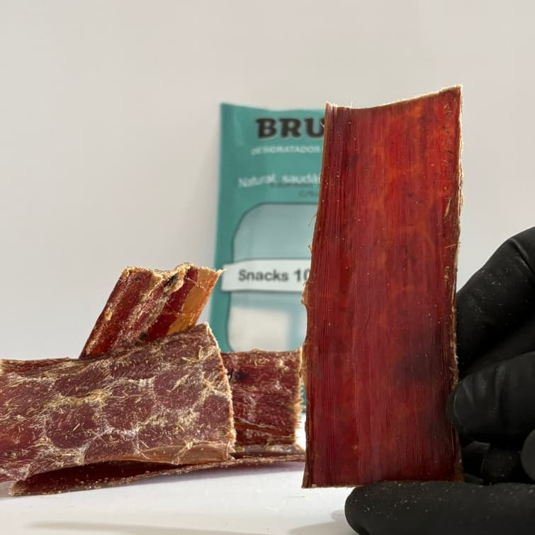 Kit esofâgo bovino com 5 unidades - Petisco natural p/ cães