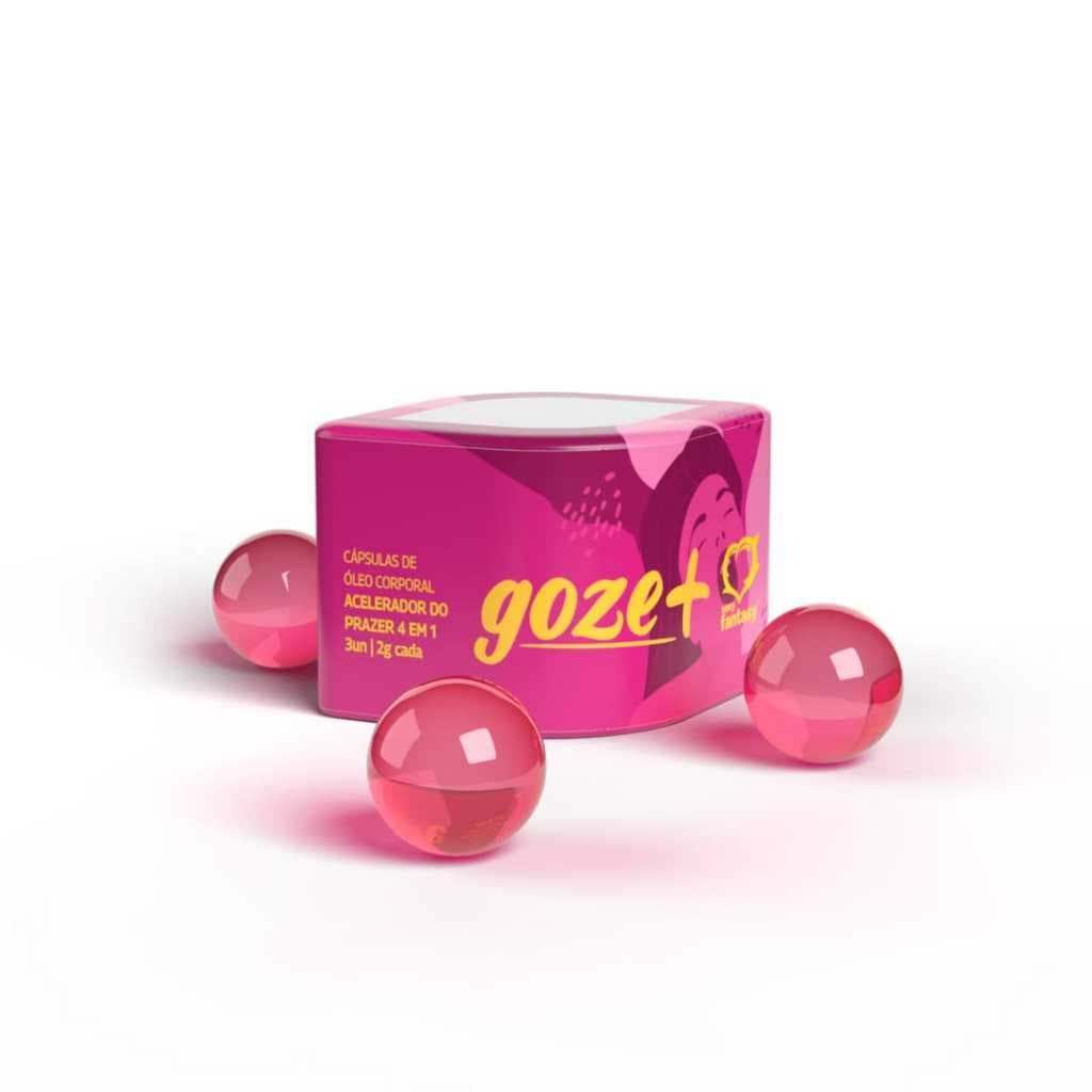 Bolinhas Explosivas Goze+ Acelerador do Prazer Feminino