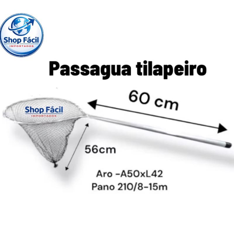 Passagua fixo para pesca Tilapeiro