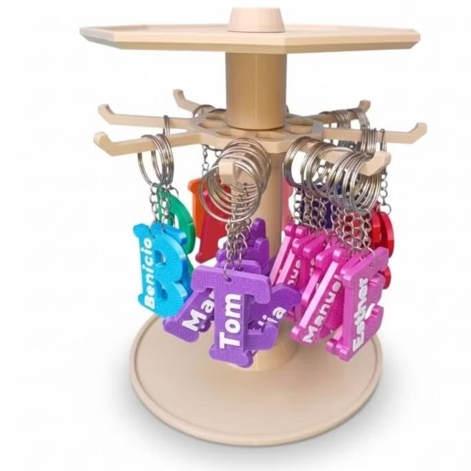 Kit Chaveiros Letras do alfabeto personalizado para identificação escolar, brindes, Lembrancinhas de aniversário. TAG