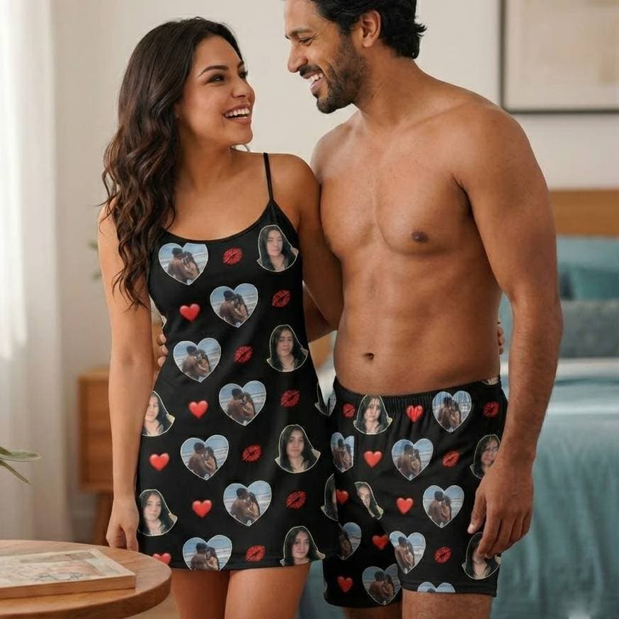 Conjunto Camisola e Short com Foto Personalizado