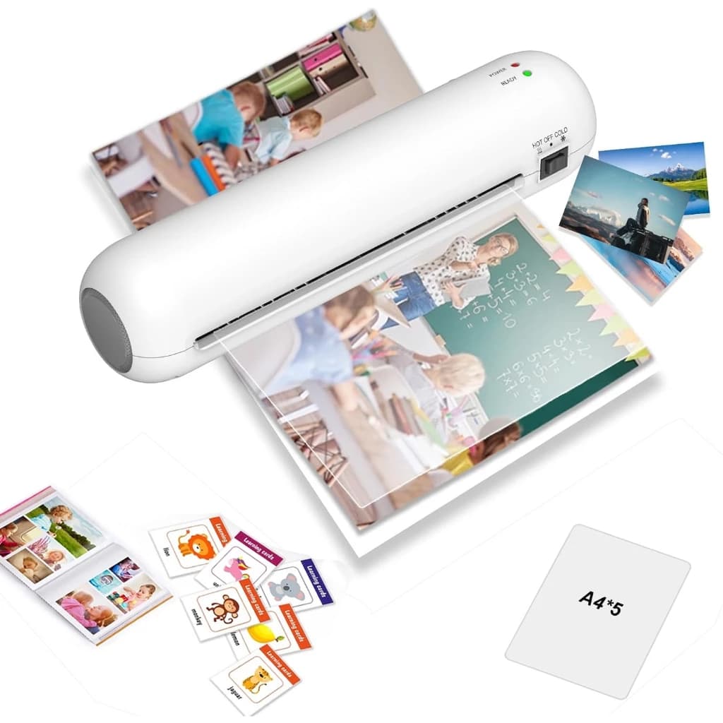 QFUN Plastificadora Nova Laminadora A4 Térmica Uso Profissional E Doméstico 127V/220V