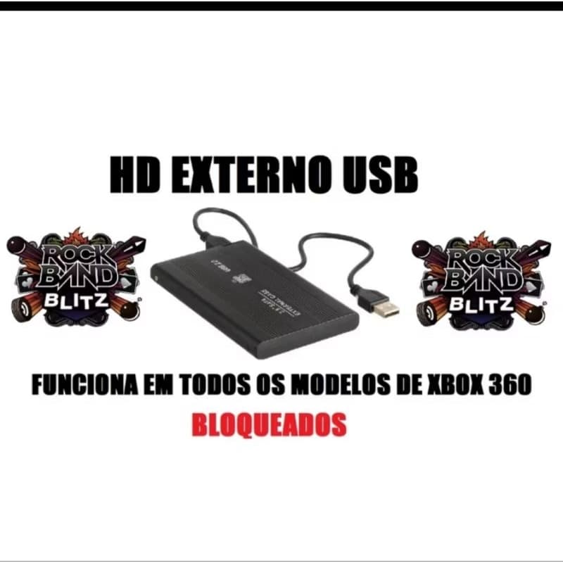 HD 1TB EXPLOIT P/ PRA TODOS XB0X 36O TOP DE LINHA
