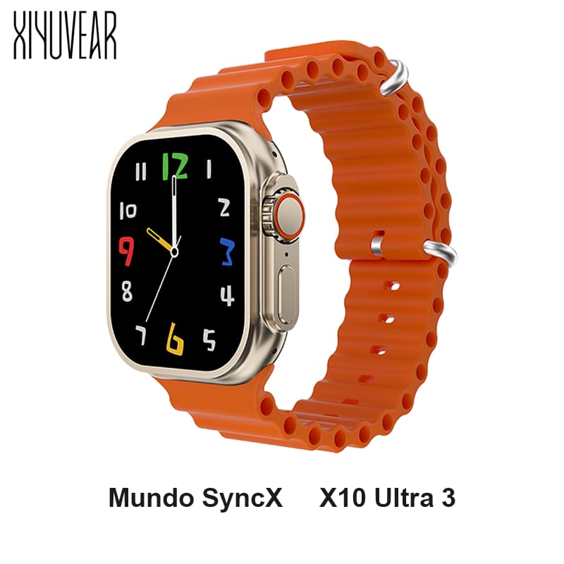 Relógio Inteligente X10 Ultra 3 - Smartwatch Bluetooth, Tela 2.01", Recarga Sem Fio, Android/iOS