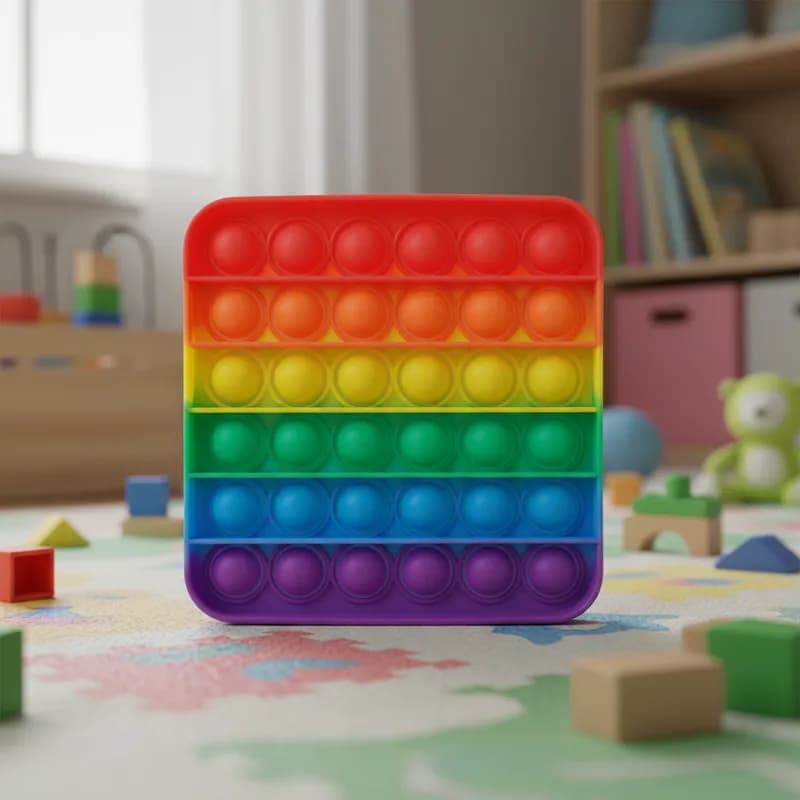 Pop It Quadradinho Mágico 12x12cm