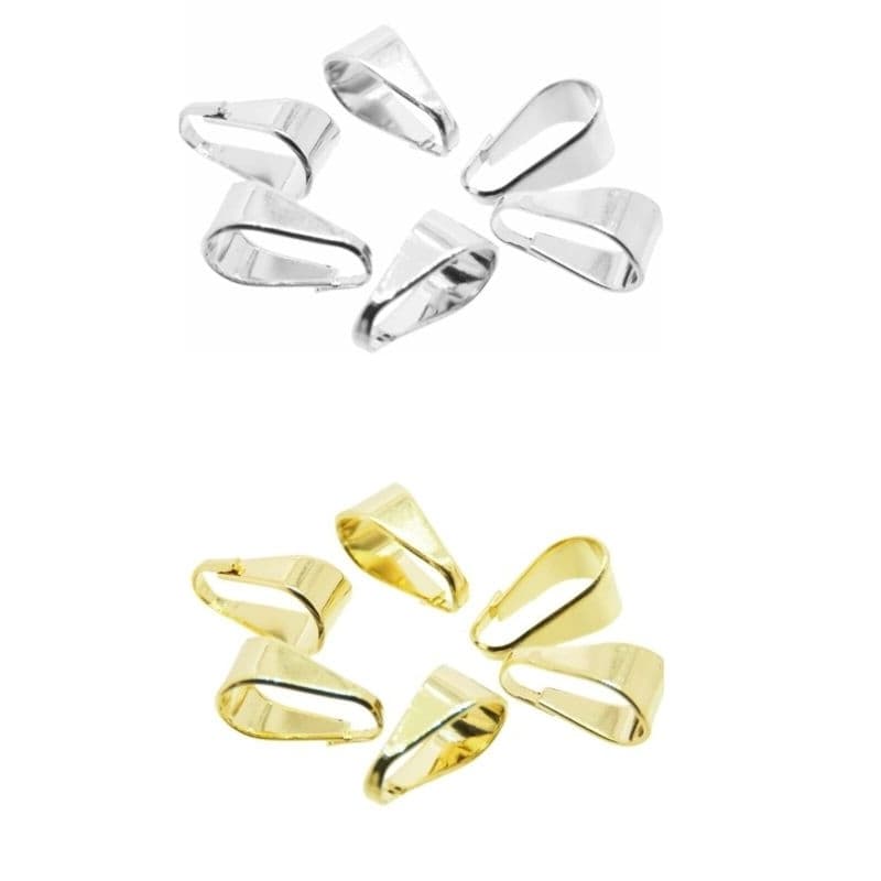 Contra Argola Lisa para Pingentes Acessório para Montagem Banho Antialérgico