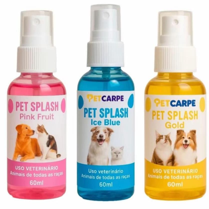 Perfume Colônia Pet Splash 60ml - Pet Carpe