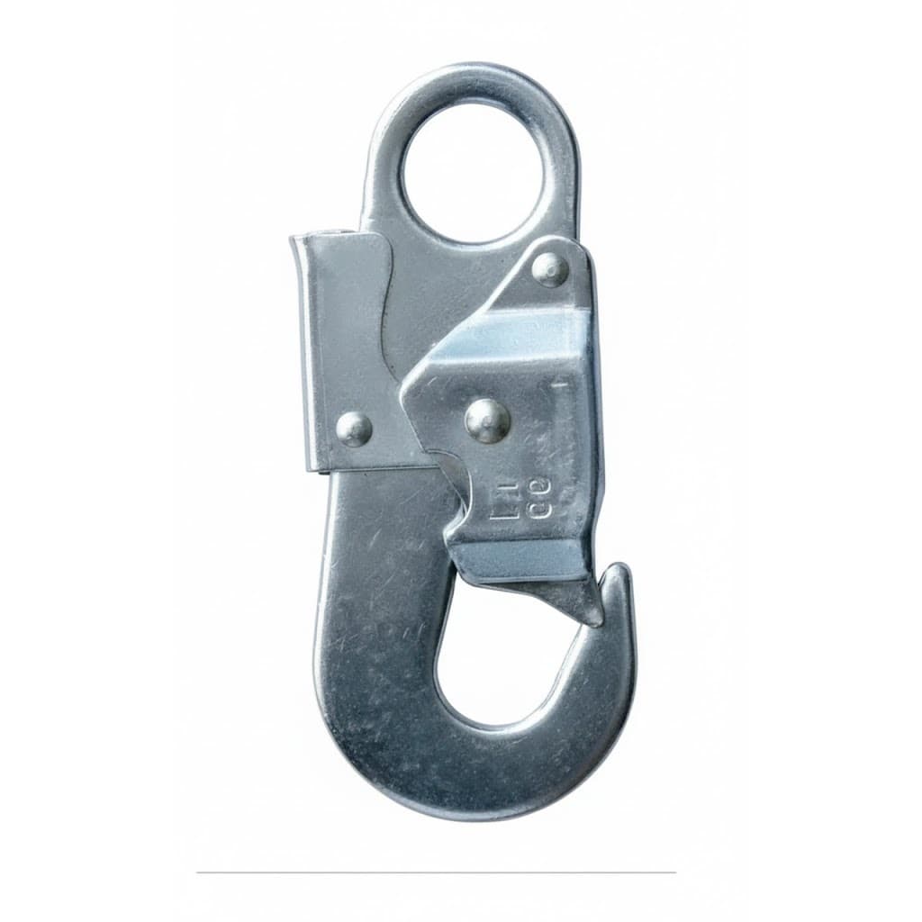 Mosquetão Gancho X Olhal Com Trava Dupla Estamp 23kn 3/16