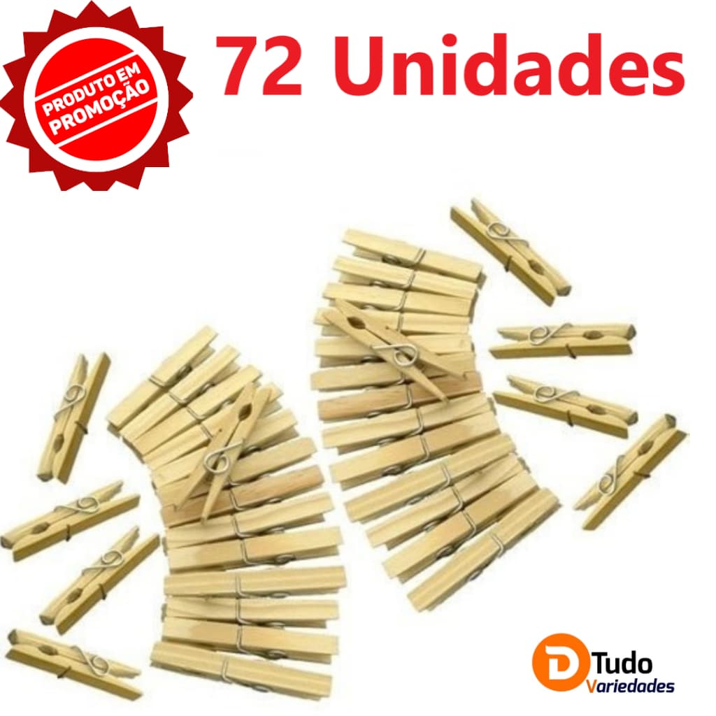72 Unidades ou 120 Unidades de Prendedor Pregador de roupas de madeira pregador promoção