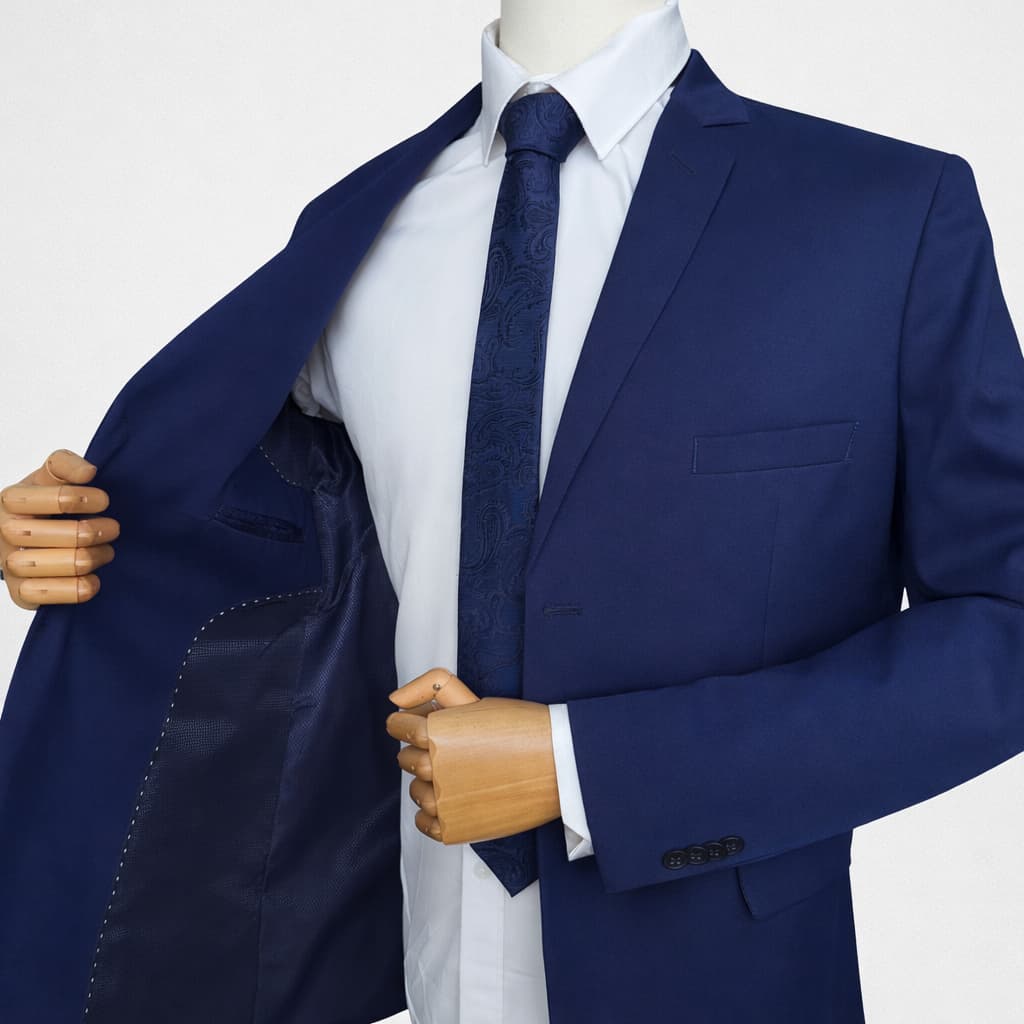 Terno Microfibra Premium Marinho Para Padrinhos e Noivos