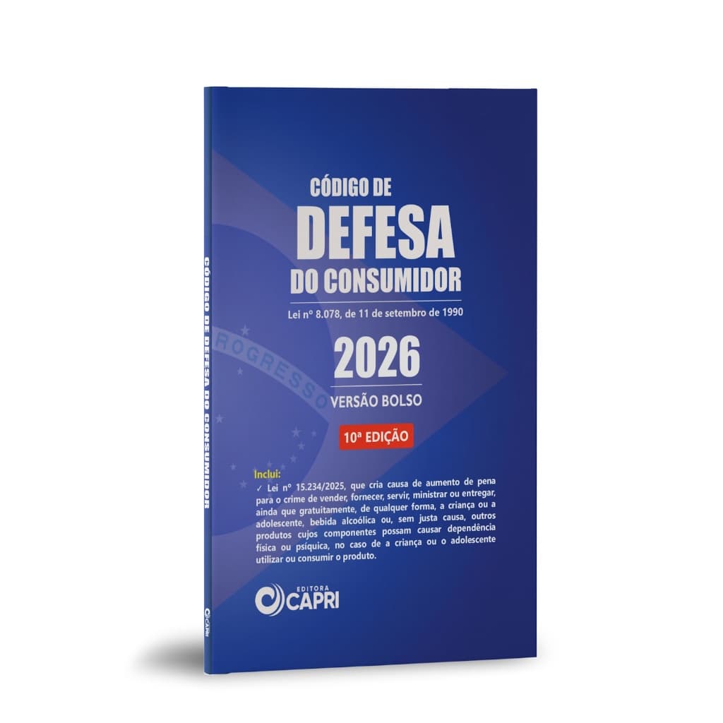 Livro Código de Defesa do Consumidor de Bolso Atualizado 2026