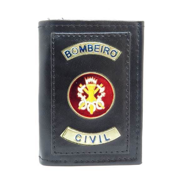 Carteira Preta Porta Documentos – Sintético