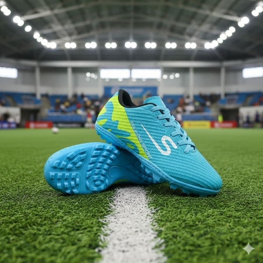 Chuteira Infantil Society do 26 ao 33 Criança Craque para Grama Sintética Solado costurado Leve Futebol Tênis