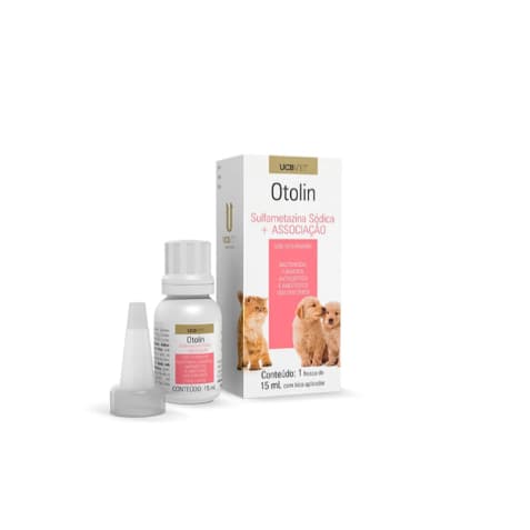 Otolin para Cães e Gatos UCB Vet 15 ml