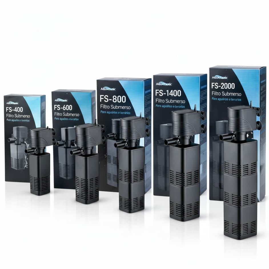 FILTRO INTERNO AQUARIO SUBMERSO COM BOMBA AERADOR DE OXIGENIO PARA 400L/H 600L/H 1400L/H 2000L/H