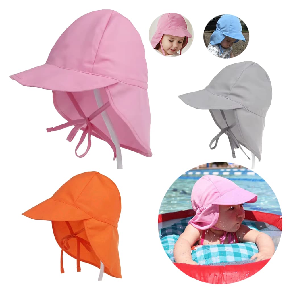 Chapéu Infantil Proteção Uv Solar do Bebê Boné com Alça