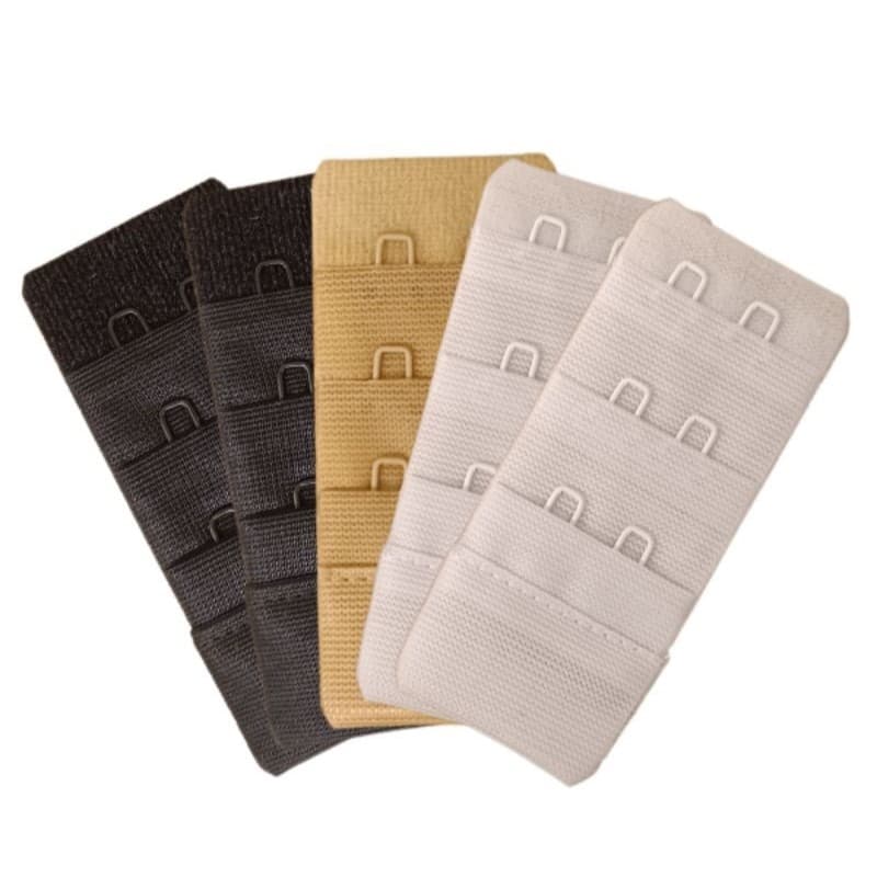 Kit com 3 Unidades Extensor de Sutiã com 3 Níveis de Ajuste