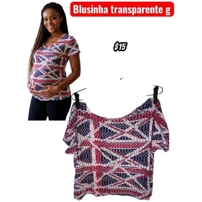 blusinha feminina tamanho g, cód 3
