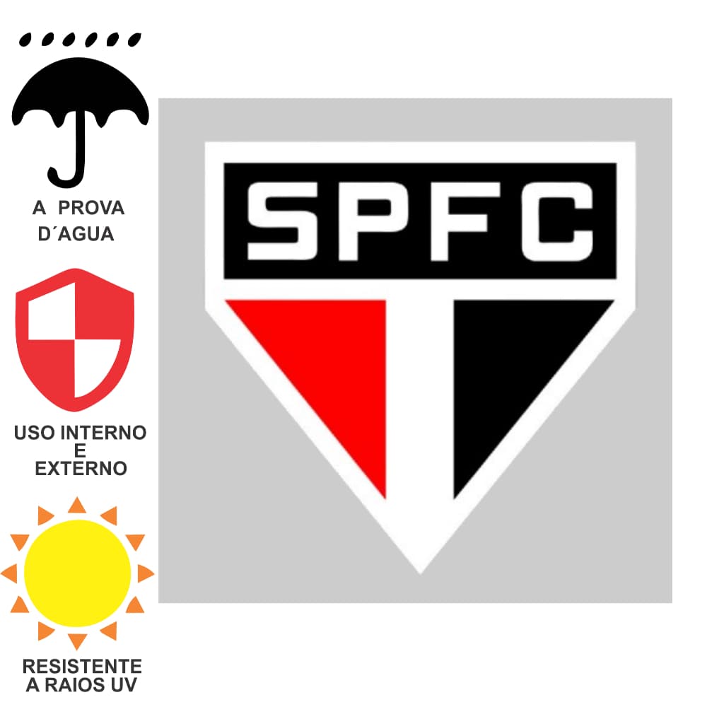 Escudo São Paulo FC | Decoração, Coleção ou Presente Oficial para Torcedores