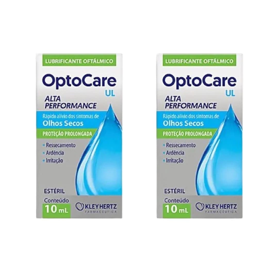 Kit 2 Colírio Optocare Ul Para Olhos Secos 10ml – Kley Hertz