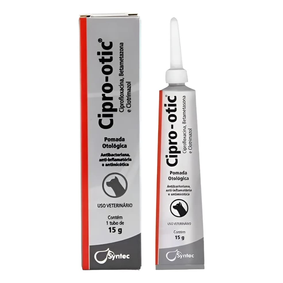 SYNTEC CIPRO - OTIC 15G - USO VETERINARIO