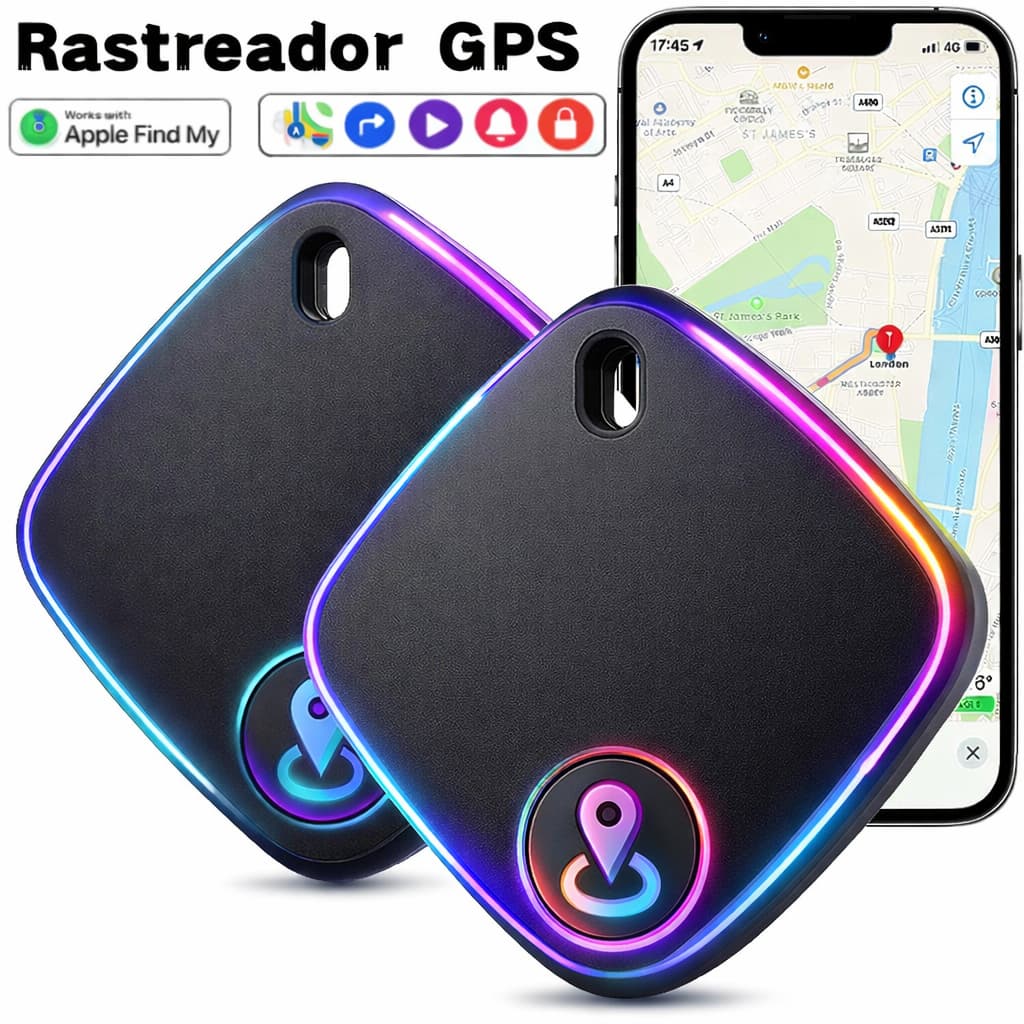 Rastreador AirTag Smart Tag Localizador GPS para Mala-Automóveis-Pet-Criança Sem Limite de Distância