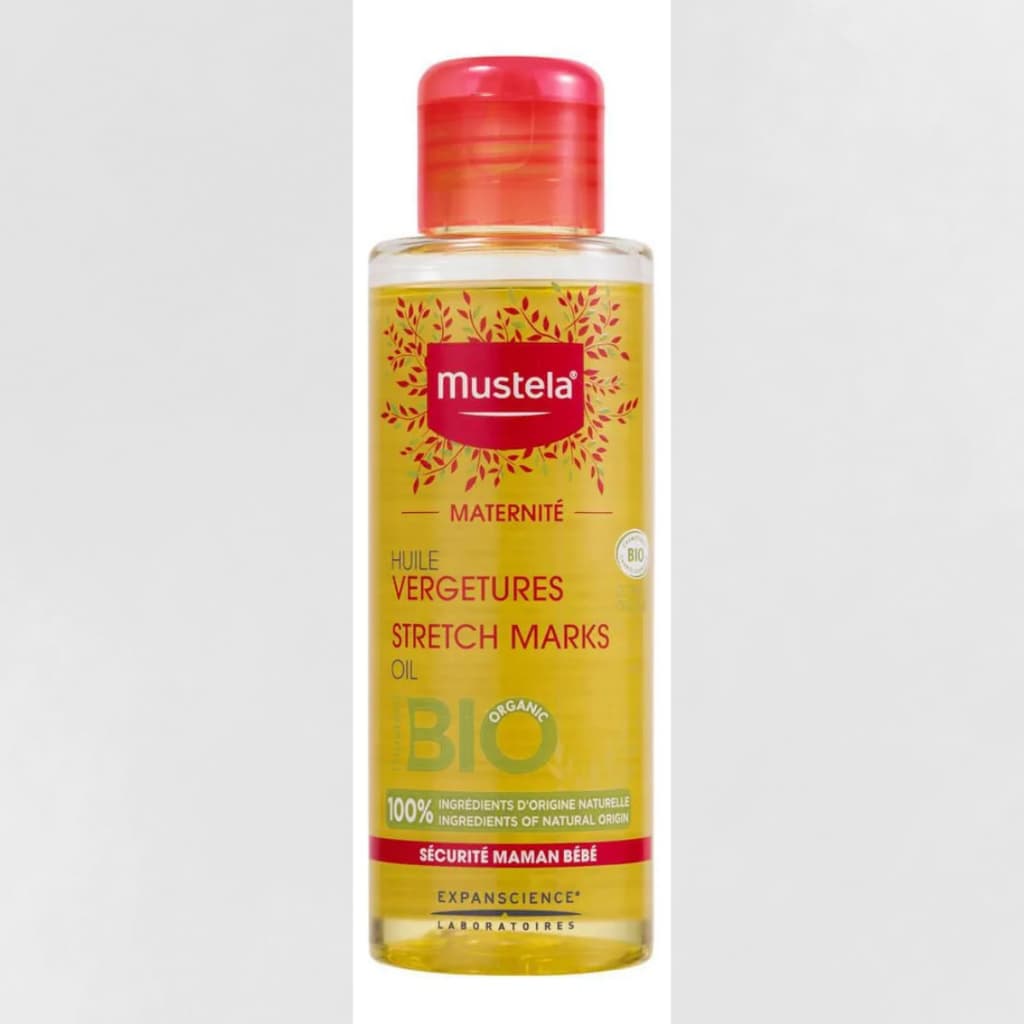 Óleo Prevenção Estrias Mustela Maternité Bio Orgânico 105 Ml