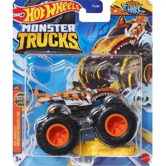 Carrinho Monster Trucks Hot Wheels Mattel Escala 1:64 FYJ44